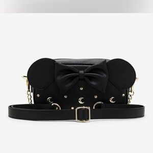 NEW Loungefly Black Moon & Stars Bow Crossbody Bag💕
